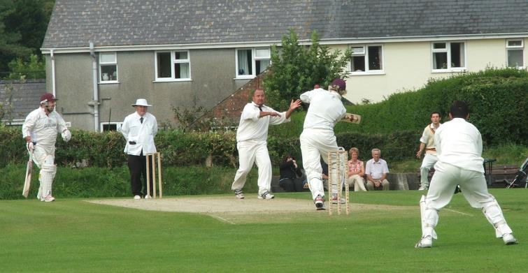 Simon Wood looking for a catch